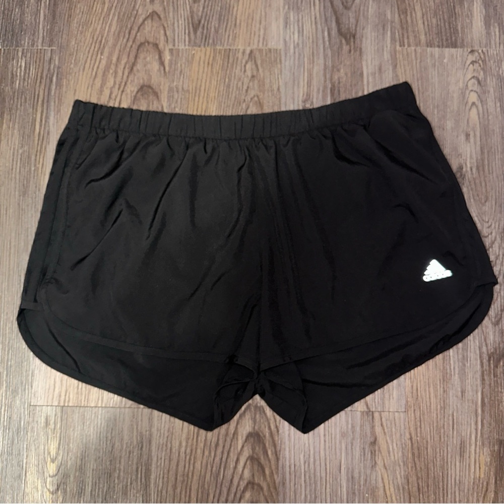 Adidas Shorts Black Gym/ Running Ladies Size XL